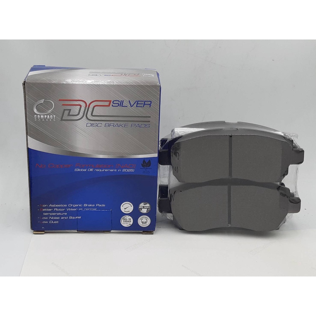 Compact Brakes DCC-691 ผ้าเบรคหน้าสำหรับรถ TOYOTA AVANZA อแวนซ่า ปี ...