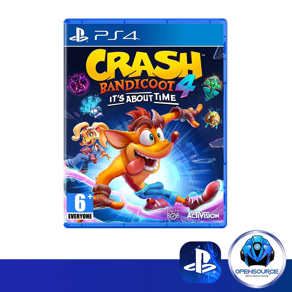 [พร้อมส่ง]playstation Crash Bandicoot 4 It S About Time Asia En Ch Kr แผ่นเกม สำหรับ Ps4