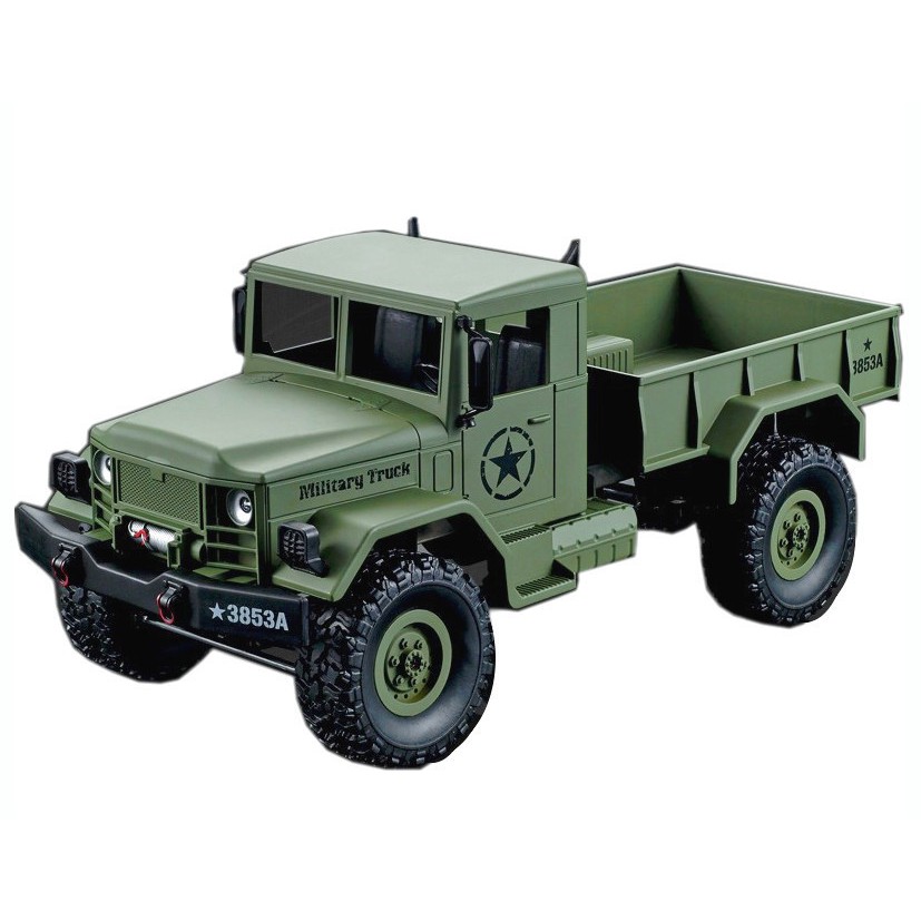 รถบังคับ-scale-2-4g-truck-4x4-hight-lmitation-u-s-military-1-16-3853a-henglong-รถสเกล