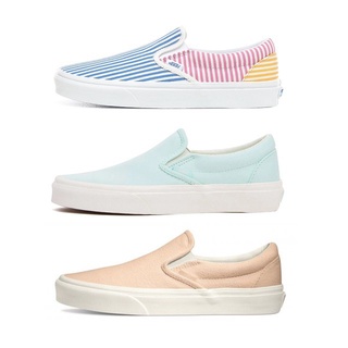 สินค้า Vans รองเท้าผ้าใบ Slip-On Brushed Twill / Slip-On Deck Club Mix Stripes (3สี)