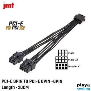 ภาพขนาดย่อของภาพหน้าปกสินค้าPCI-E 8PIN TO PCI-E 8PIN Adapter Cable Connector JMT (สายแปลง PCI-E สำหรับการ์ดจอ ส่งในไทยประกัน1ปี จากร้าน playcooling บน Shopee ภาพที่ 5