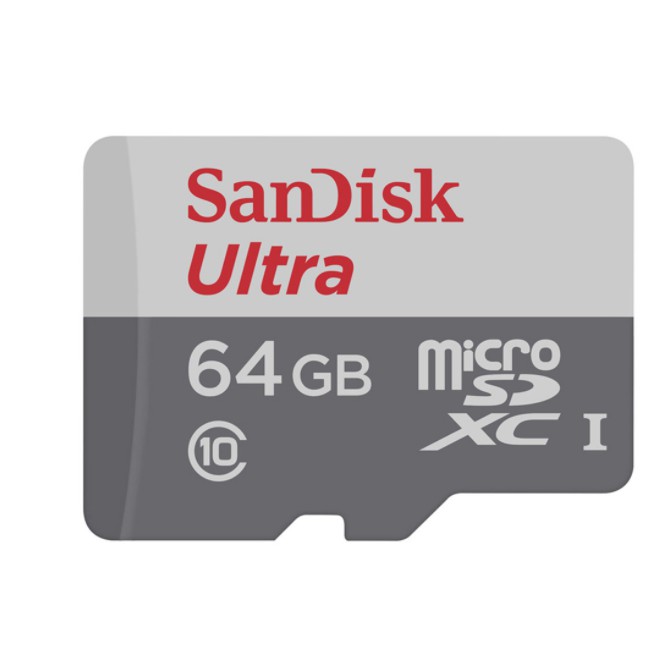 ภาพสินค้าSANDISK 64 GB MICRO SD CARD (ไมโครเอสดีการ์ด) SANDISK ULTRA SDXC CLASS 10 (SDSQUNR-064G-GN3MN) จากร้าน jib_officialshop บน Shopee ภาพที่ 1
