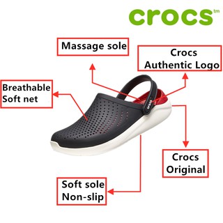 "Ready Stock" แท้  Crocsรองเท้าแตะสไตล์ใหม่ LiteRide Clog หิ้วนอก ถูกกว่าshop รองเท้าชายหาดรองเท้าแตะเย็น