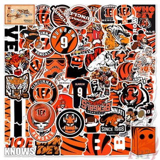 50 ชิ้น / ชุด ☆ สติกเกอร์ Cincinnati Bengals NFL Team Series 04 สําหรับตกแต่ง ☆ สติกเกอร์ Doodle แฟชั่น กันน้ํา Diy