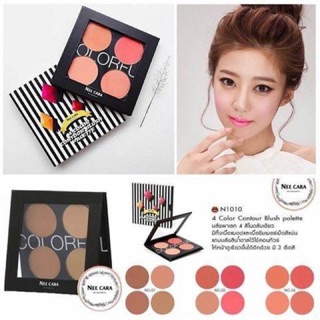 NEE CARA 4 color Contour Blush Palette  ของแท้ 💯