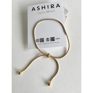 𝐴𝑆𝐻𝐼𝑅𝐴 (18k gold plated) minimal bracelet Stainless bracelet สร้อยข้อมือสไตล์มินิมอล