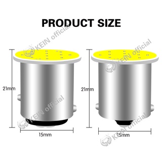 ภาพขนาดย่อของภาพหน้าปกสินค้าKein หลอดไฟ ไฟเบรก ไฟท้าย ไฟเลี้ยว 12V 1156 Ba15S P21W 1157 Bay15D P21 5W สําหรับรถยนต์ รถจักรยานยนต์ สีขาว ฟ้า จากร้าน kein2014.th บน Shopee