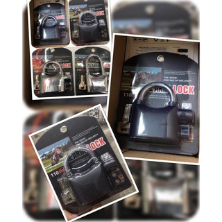 กุญแจ กุญแจล็อคล้อรถมอเตอร์ไซค์(B0030/ฺฺB0031) พร้อมเสียงเตือน Alarm Lock-01 (แบบตัวคล้องยาว)