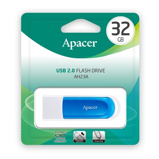 ภาพหน้าปกสินค้าApacer AH23A USB2.0 แฟลชไดร์ฟ 32GB (Apacer AP32GAH23AW-1) ที่เกี่ยวข้อง