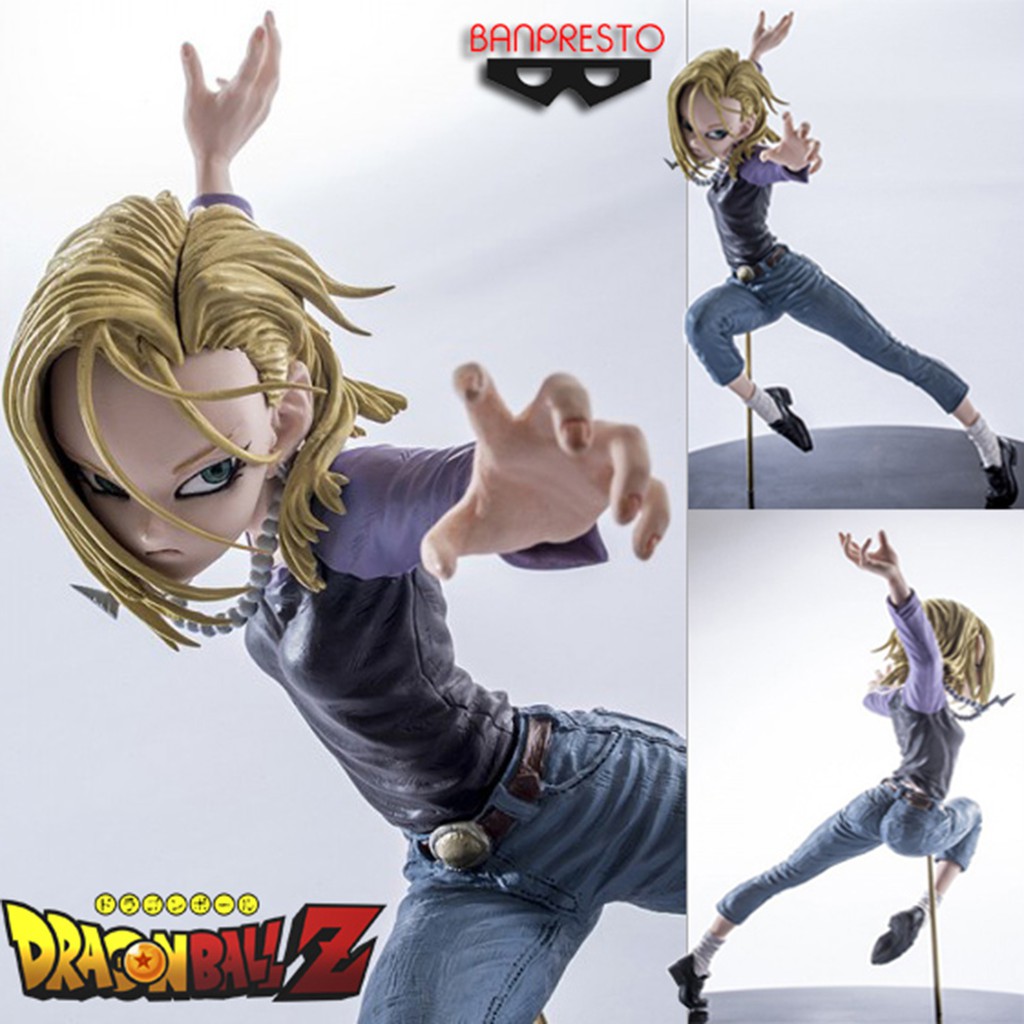 Figure ฟิกเกอร์ Model โมเดล Dragon Ball Z Android 18 หมายเลข 18 Lazuli ...