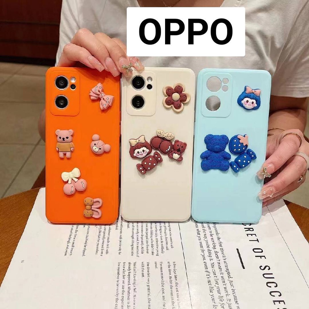 ภาพหน้าปกสินค้าเคสโทรศัพท์ OPPO สีพื้น เคสพาสเทล ติดการ์ตูน รุ่น OPPO A52020 A92020 A3S A15 A54 RENO5 F11 F9 A31 2020 เคสชิลิโคน 102 จากร้าน good_999_shop บน Shopee