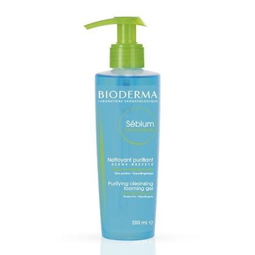 bioderma-sebium-gel-moussant-ผลิตภัณฑ์ทำความสะอาดผิวหน้า-200ml