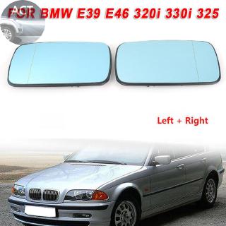 กระจกมองหลังสำหรับรถ BMW E 39 E 46 320i 330 i 325 สีฟ้า