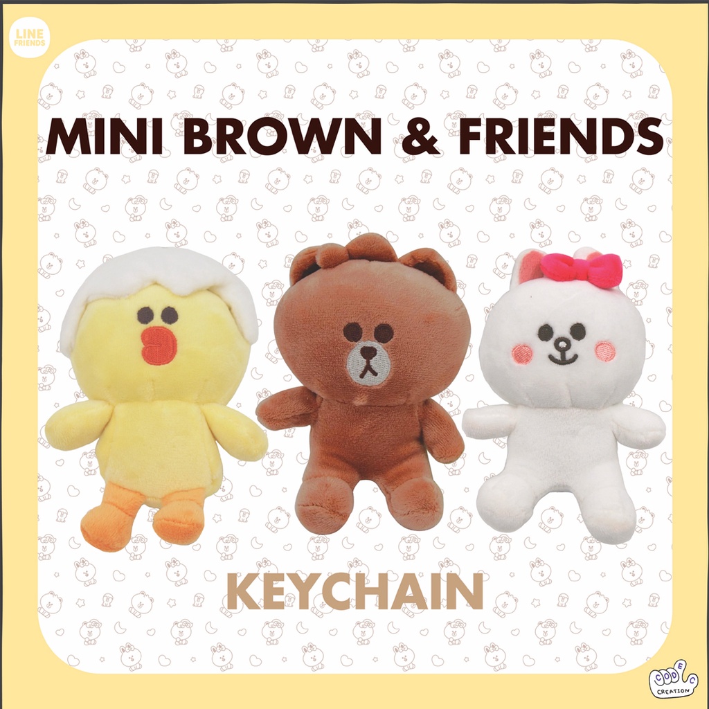 keychian-flobby-mini-brown-amp-friends-พวงกุญแจมินิไลน์