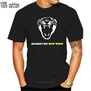 เสื้อยืดโอเวอร์ไซส์ขายดี เสื้อยืดลําลอง แขนสั้น พิมพ์ลายอัลบั้ม AGAINST ME Band Wave ทรงสลิมฟิต แฟชั่นฤดูร้อน เหมาะกับกา