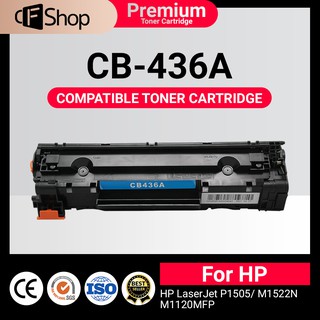 CFSUPPY หมึกเทียบเท่า CB436A/436A/CB436/36A/CE436A/HP 36A/CANON 313/CRG 313 For M1120/M1522/P1505/M1120 mfp/M1522 mfp