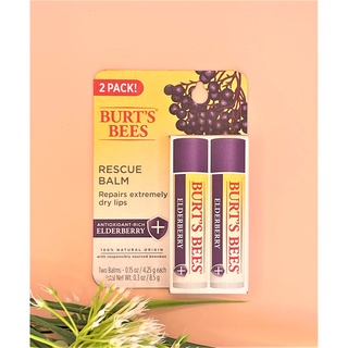 ภาพหน้าปกสินค้าใหม่ล่าสุด!! Exp.2026 Burt\'s Bees Rescue Balm Elderberry  0.15 oz (4.25 g) ที่เกี่ยวข้อง