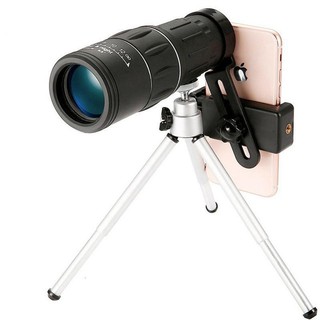 กล้องโทรทรรศน์ตาเดียว 16x52 ปรับโฟกัสได้ แบบคู่ มองเห็นที่มืด แบบพกพา