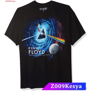 Z009Kesya เสื้อยืดสีพื้นผู้ชาย Pink Floyd Black Hole Dark Side T-Shirt discount Pink Floyd พิงค์ฟรอยด์