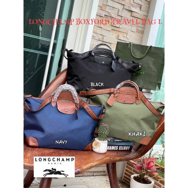 💕 LONGCHAMP BOXFORD TRAVEL BAG L Shopee Thailand