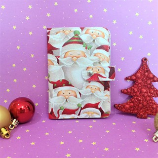 สินค้า ที่ใส่พาสปอร์ต (Passport cover) ซองพาสปอร์ต ลายซานต้า | Christmas gift | ของขวัญปีใหม่ ของขวัญคริสมาสต์