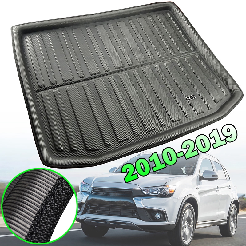 สําหรับ Mitsubishi ASX 2010-2019 Boot Liner ถาด Cargo ด้านหลังพรมปูพื้น ...