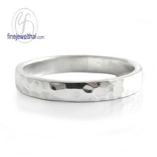 Finejewelthai แหวนเงิน-เงินแท้ 925-แหวนหมั้น-แหวนแต่งงาน-Silver-Wedding-Ring - R100500h