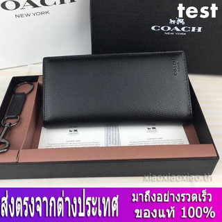 กระเป๋าสตางค์ Coach F74978 กระเป๋าสตางค์ผู้ชาย / กระเป๋าสตางค์ยาว / กระเป๋าสตางค์หนัง / กระเป๋าสตางค์ บัตร