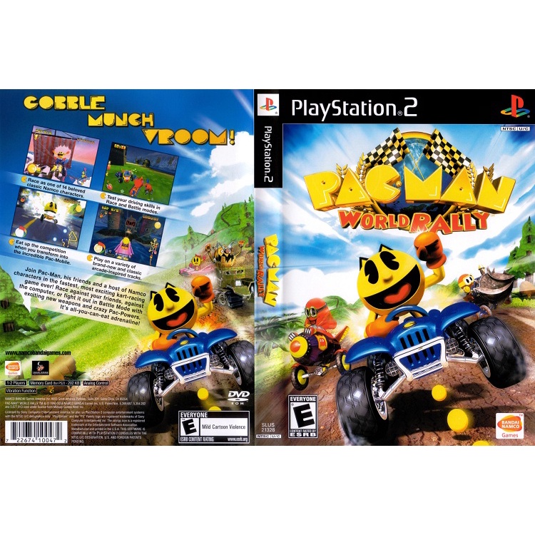 แผ่นเกมส์ PS2 Pac-Man World Rally คุณภาพ ส่งไว (DVD) | Shopee Thailand