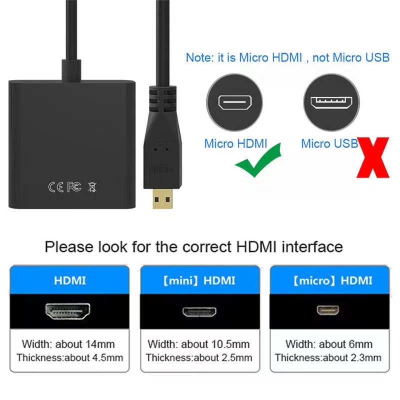 สายแปลงสัญญาณ-micro-hdmi-to-vga-ยาว-20cm-มีเสียงด้วย