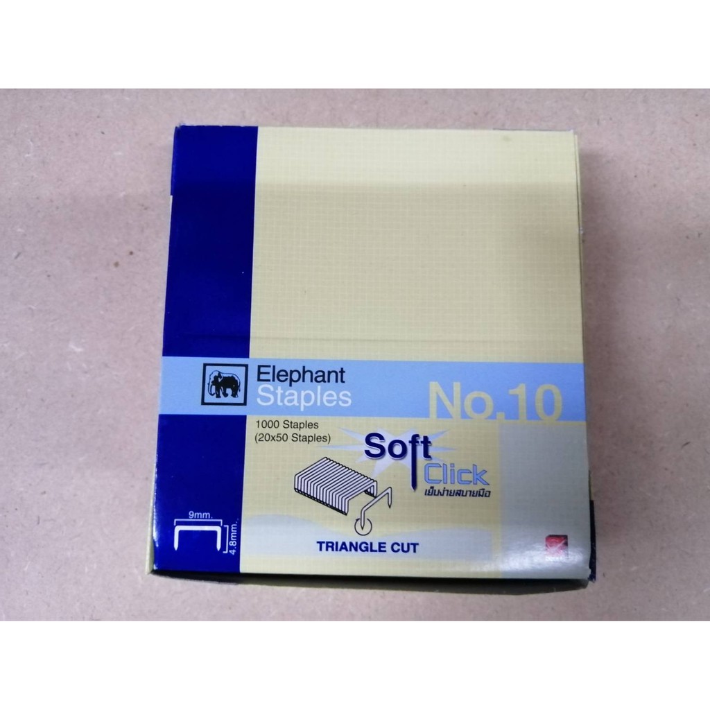 ลวดเย็บกระดาษ Soft Click no.10(1x24) | Shopee Thailand