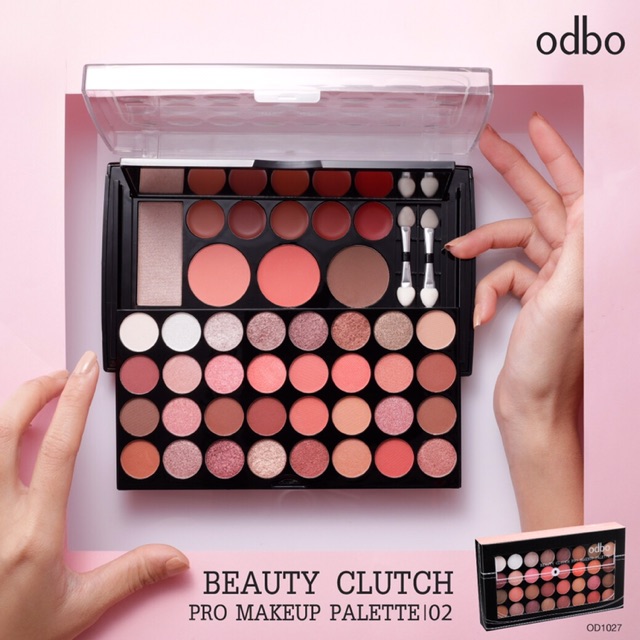 ภาพสินค้าชุดแต่งหน้า odbo beauty clutch pro makeup palette จากร้าน nuaonkt บน Shopee ภาพที่ 3