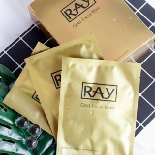 แผ่นมาส์กหน้า RAY สีทอง