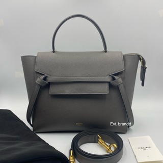 Used like newww Celine micro beltbag grey y.19