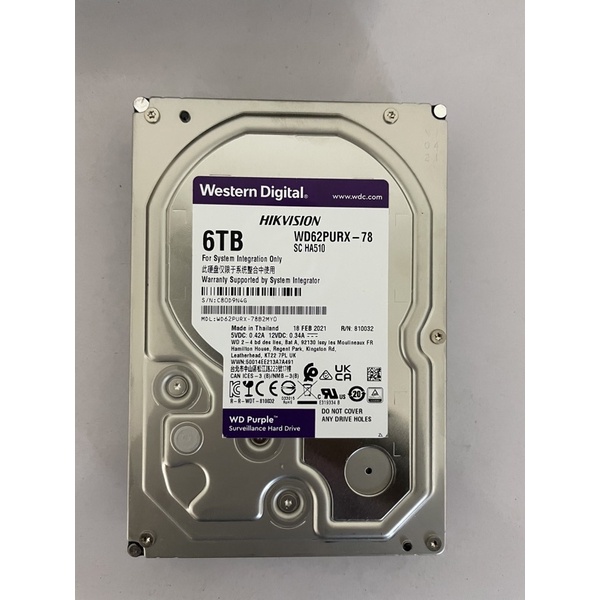 พร้อมส่ง!! WD Purple 6 tb | Shopee Thailand