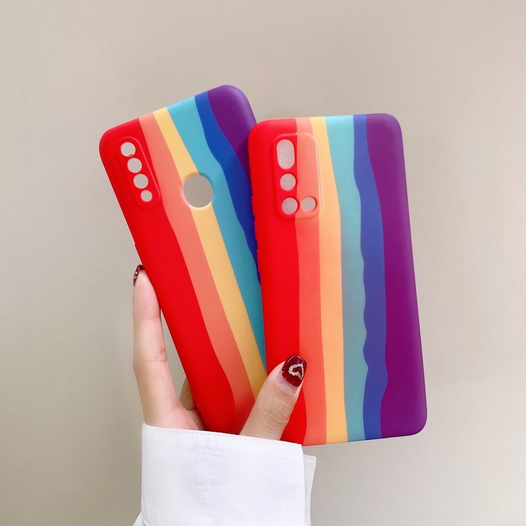 เคสสายรุ้ง-เคส-vivo-y21-y31-y3s-y33s-y12a-y95-y11-y12-y15-y17-y30-y50-y20-v19-เคสวีโว่-case-เคสกันกระแทก-เคสโทรศัพท์