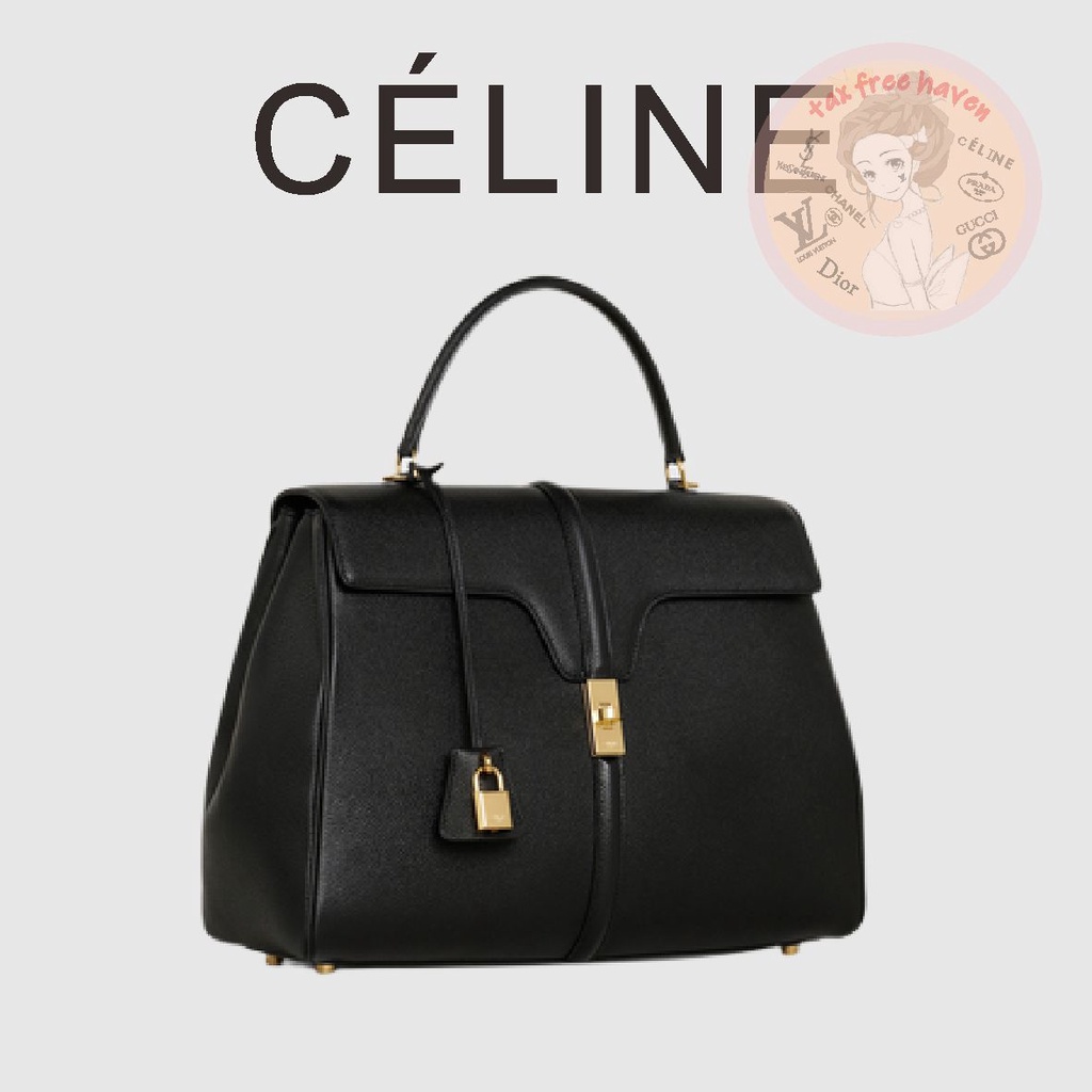 shopee-ลดกระหน่ำ-ของแท้-100-celine-brand-new-16-large-grain-leather-handbag