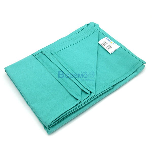 ผ้าขวางเตียง-hospro-ผ้าคาดเตียง-ขนาด-150-95-cm-ผลิตจากผ้า-cotton-100-ระบายอากาศได้ดี-bcosmo-the-pharmacy