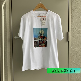 Uniqlo เสื้อยืดแขนสั้น พิมพ์ลายอุลตร้าแมน สําหรับผู้ชาย 434395