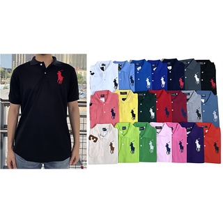 ราคาและรีวิวเสื้อคอปกโปโลสีพื้น POLO ม้าใหญ่ ปักแขนเลข 3 งานป้ายงานพรีเมี่ยม ผ้าไม่ร้อน ผ้าไม่เละไม่ย้วย (มีให้เลือก 20 สีสวยๆ)