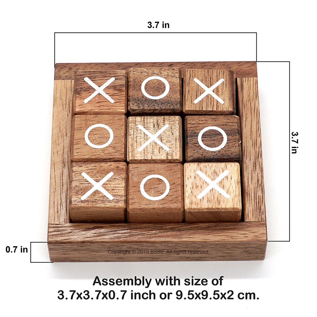 เกมไม้เอ็กซ์โอบล็อคเล็ก-xo-เกมส์ไม้-เกมกระดาน-เกมครอบครัว-การเรียนรู้-เกมส์ไม้บริหารสมอง-wooden-board-game