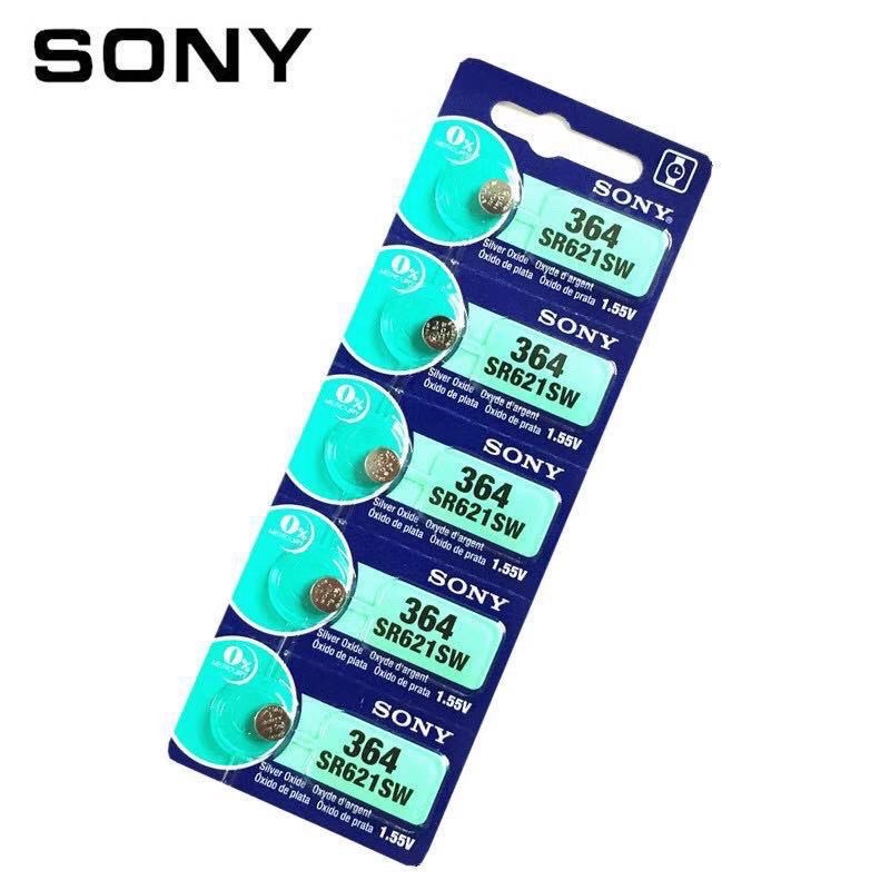 ถ่านกระดุม-364-sr621sw-1-55v-ถ่าน364-sony-ถ่านนาฬิกา