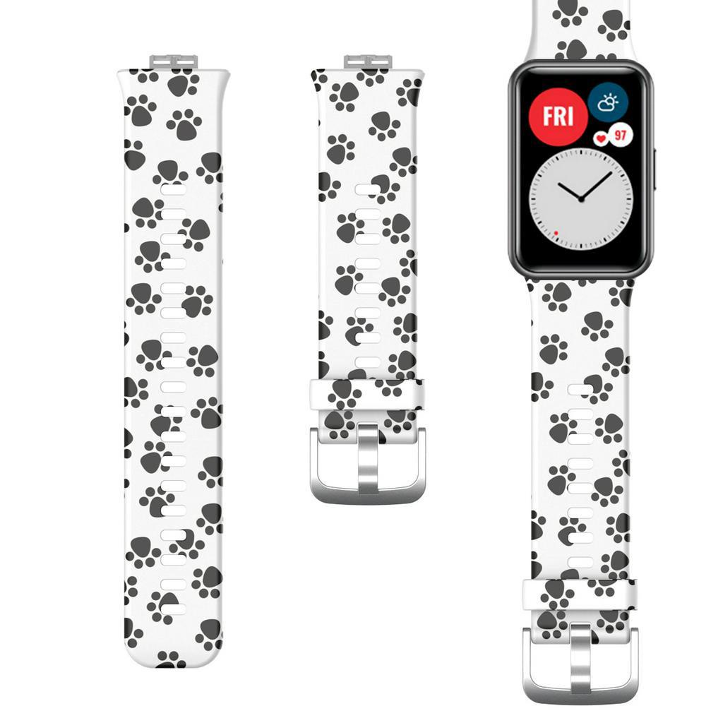 ภาพสินค้าสายนาฬิกาข้อมือสมาร์ทวอทช์ ซิลิโคน หลากสี แบบเปลี่ยน สําหรับ Huawei Watch FIT จากร้าน sunshinexu01.th บน Shopee ภาพที่ 4