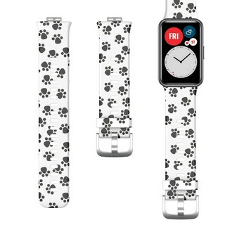 ภาพขนาดย่อของภาพหน้าปกสินค้าสายนาฬิกาข้อมือสมาร์ทวอทช์ ซิลิโคน หลากสี แบบเปลี่ยน สําหรับ Huawei Watch FIT จากร้าน sunshinexu01.th บน Shopee ภาพที่ 4