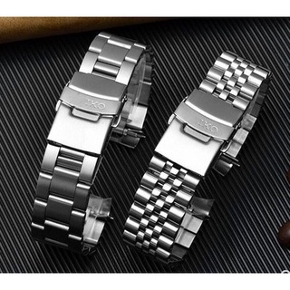 ภาพขนาดย่อของสินค้าสายนาฬิกาข้อมือสเตนเลส สําหรับ Seiko  Skx175 173 007 Solid 22 มม.20