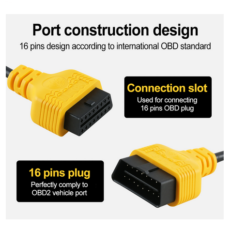 autool-obd2-16-ขา-30-ซม-สายต่อสำหรับรถยนต์ชาย-หญิง-สายต่ออะแดปเตอร์วินิจฉัยระบบรถยนต์-elm327-การเชื่อมต่อเครื่องสแกนข้อบกพร่องสายต่อสากล