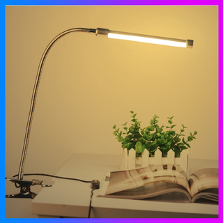 Lixada โคมไฟอ่านหนังสือ LED 10W 10 ระดับ ปรับความสว่างได้ 3 สี ชาร์จ USB ยืดหยุ่น หรี่แสงได้ 36 ดวง