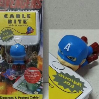 กันสายชาร์ตหัก Cable Mascot ลาย อเวนเจอร์ Avengers Captain America กัปตันอเมริกา
