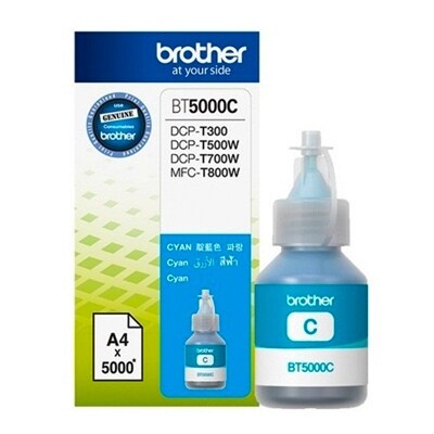 brother-bt-5000c-ink-cyan-หมึกสำหรับเครื่องพิมพ์-สีฟ้า-ของแท้