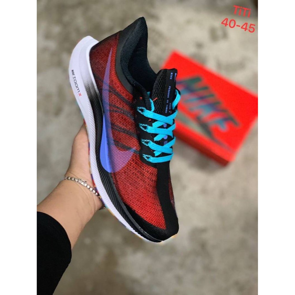 รองเท้าวิ่งnike-zoomx-35-pegasus-turbo-dark-red-blue-size-36-45-new